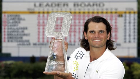 Swede Johan Edfors came from four strokes behind to claim the British Masters title