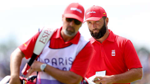 Jon Rahm has his eyes on the prize as he birdies two of his opening four holes