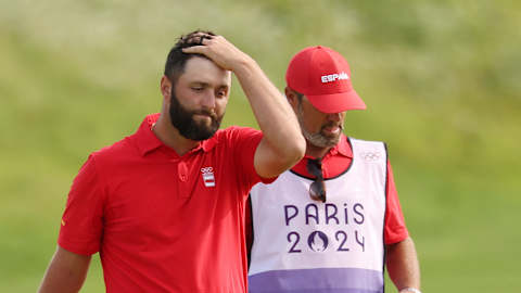 Jon Rahm faltered on the back nine as he missed out on a medal