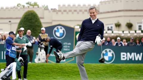 Strictly Come Dancing judge Anton Du Beke shows off his fancy footwork at Wentworth