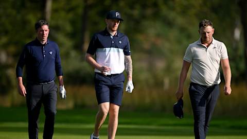 Past met present with England football stars Robbie Fowler and Jordan Pickford