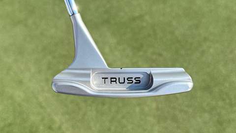 A look at the TaylorMade Truss Soto-TP putter being used by Tommy Fleetwood in Abu Dhabi
