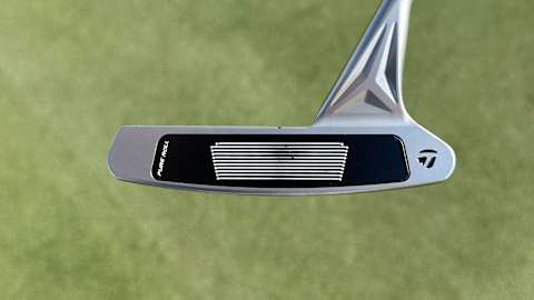 A look at the TaylorMade Truss Soto-TP putter being used by Tommy Fleetwood in Abu Dhabi