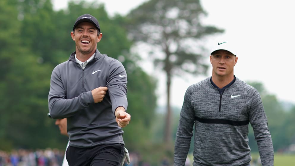 Rory McIlroy and Alex Noren