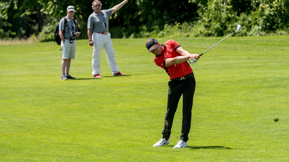 Marcel Schneider on Day Three at the Swiss Challenge (photo credit Emanuel Stotzer)