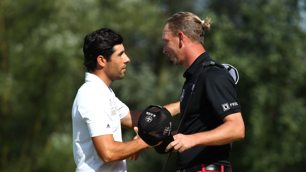 Adrian Otaegui and Marcel Siem