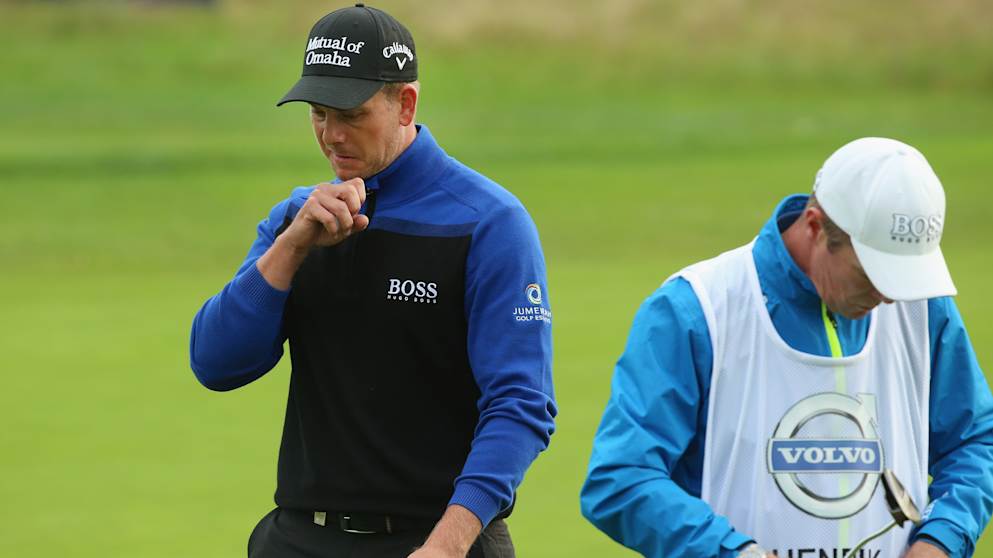 Henrik Stenson - looking to overcome George Coetzee and reach the Volvo World Match Play Championship final