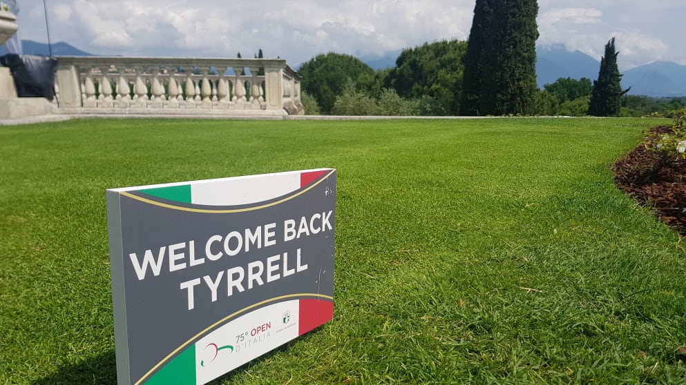 Tyrrell Hatton defends in Italy this week