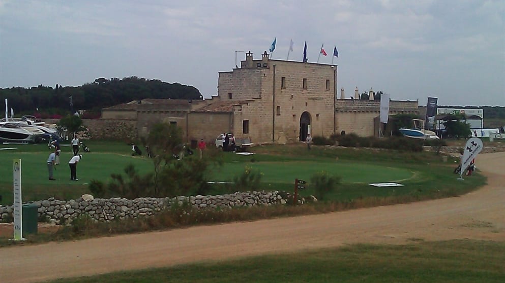 The historic clubhouse at Acaya Golf Resort
