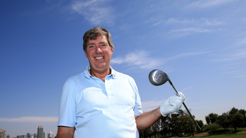 Barry Lane, playing in his 25th Omega Dubai Desert Classic