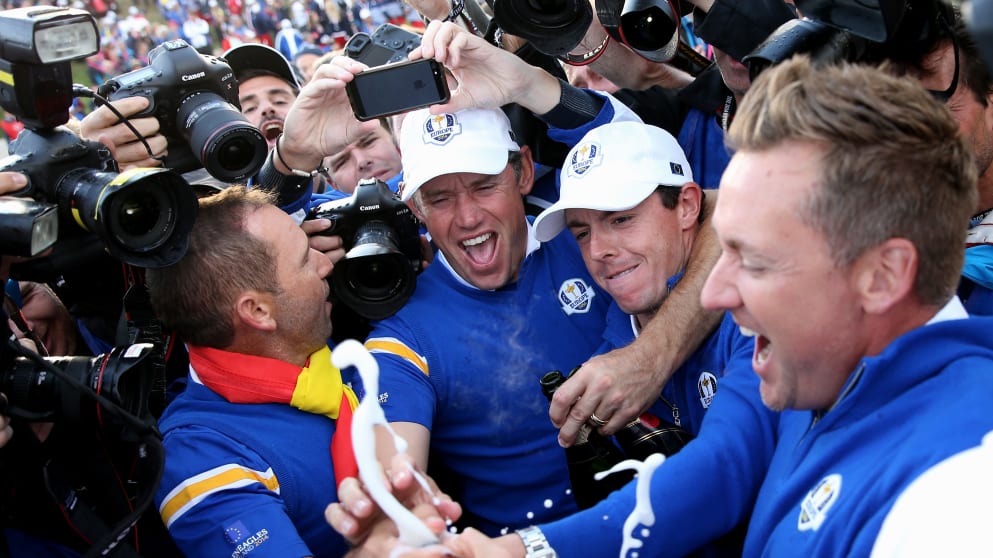 Sergio Garcia, Lee Westwood, Rory McIlroy and Ian Poulter 