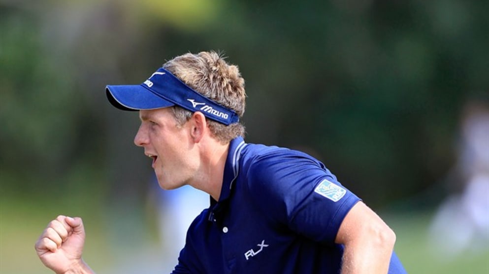 Luke Donald makes a stunning birdie at the 15th en route to victory in the States, securing his spot as PGA Tour's Number One on the 2011 money list