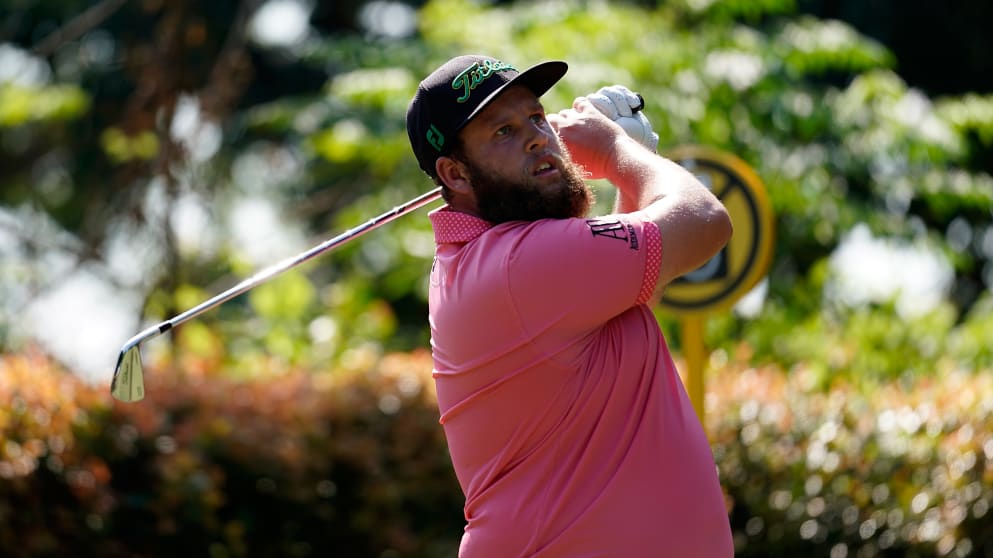Andrew Johnston during his opening round in Malaysia