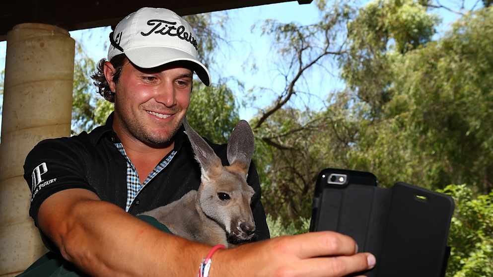 Peter Uihlein& friend
