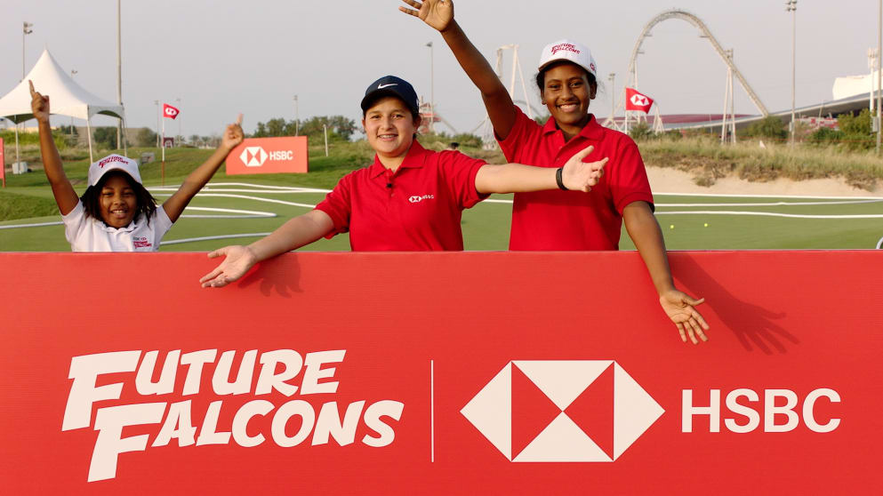 Willa, Sara, Maya HSBC Future Falcons