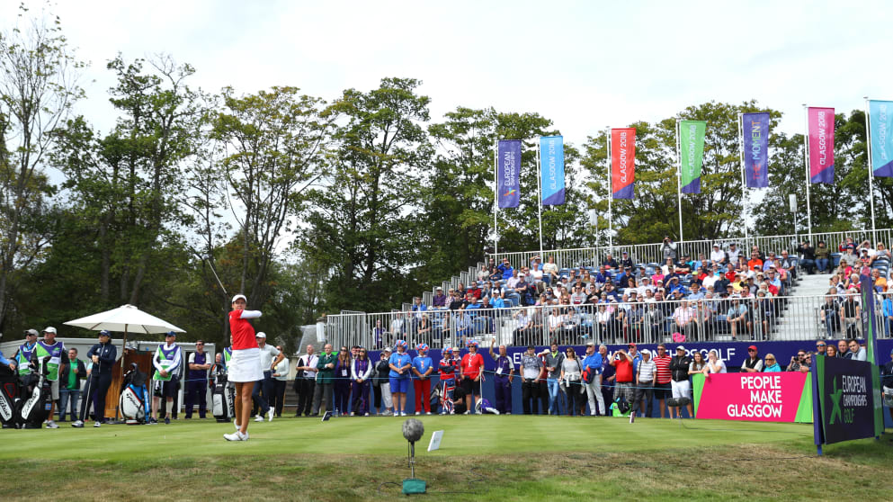 European Golf Team Championships first tee