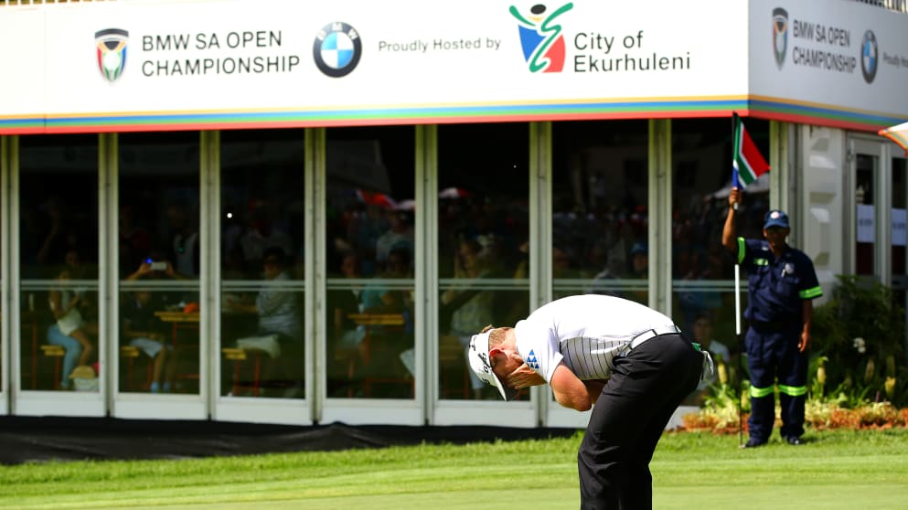 The final putt drops for Branden Stone