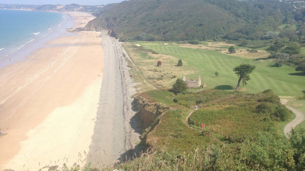 The view from the 11th tee at Golf Blue Green de Pléneuf Val André