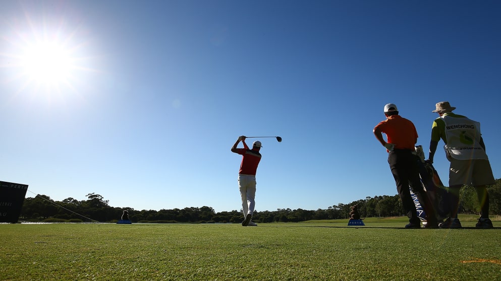 Damien Jordan during the ISPS HANDA World Super 6 Perth