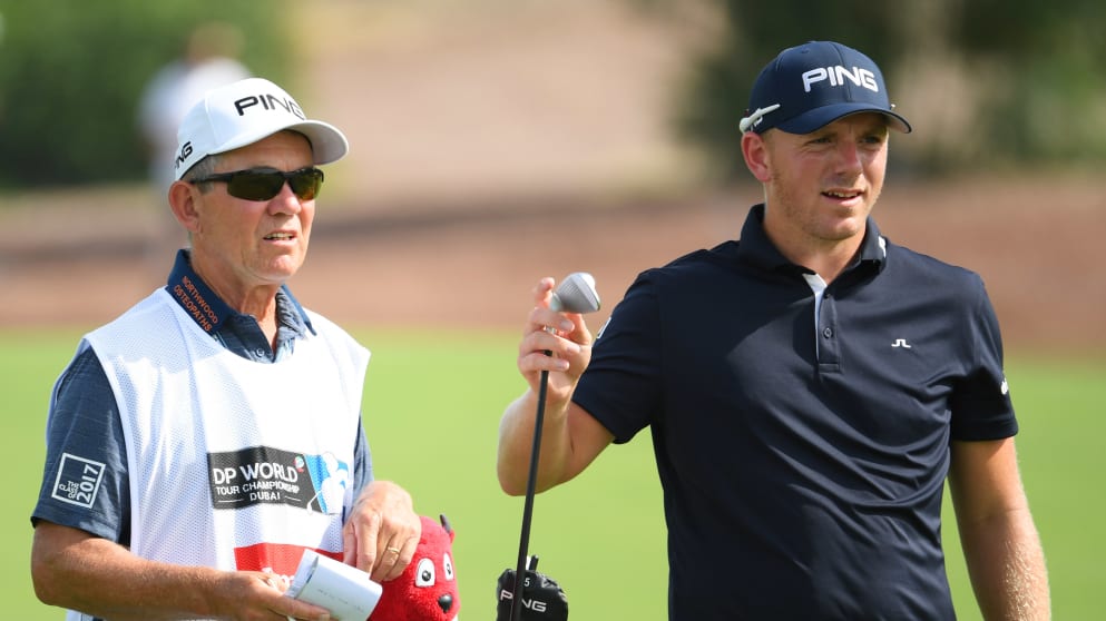 Matt Wallace during day two of the DP World Tour Championship