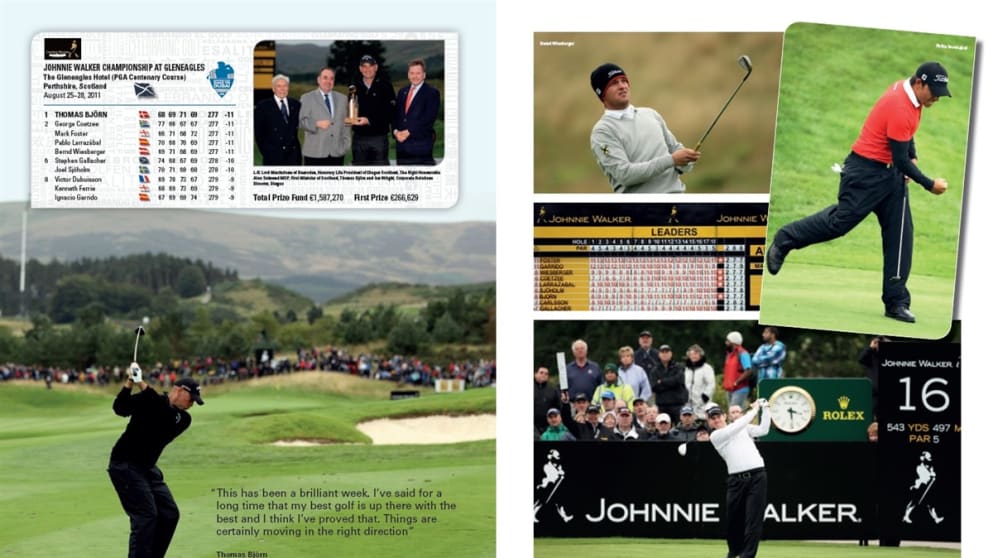 Thomas Bjorn won the 2011 Johnnie Walker Championship after a five-man play-off.