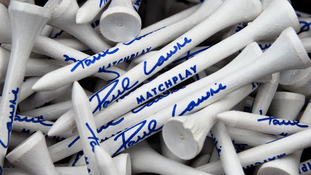 Paul Lawrie Match Play tees