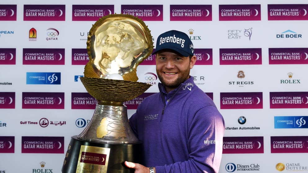 Branden Grace - the 2016 Commercial Bank Qatar Masters champion