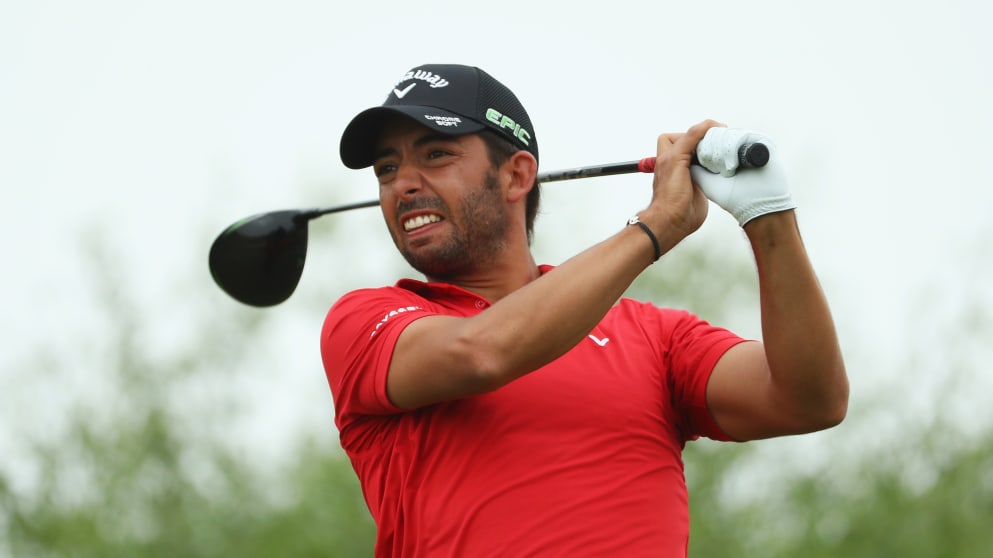 Pablo Larrazabal at the Abu Dhabi HSBC Championship