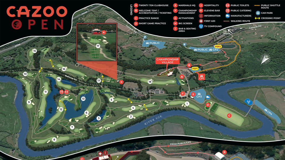 WalesCazooOpen2022 Site Map