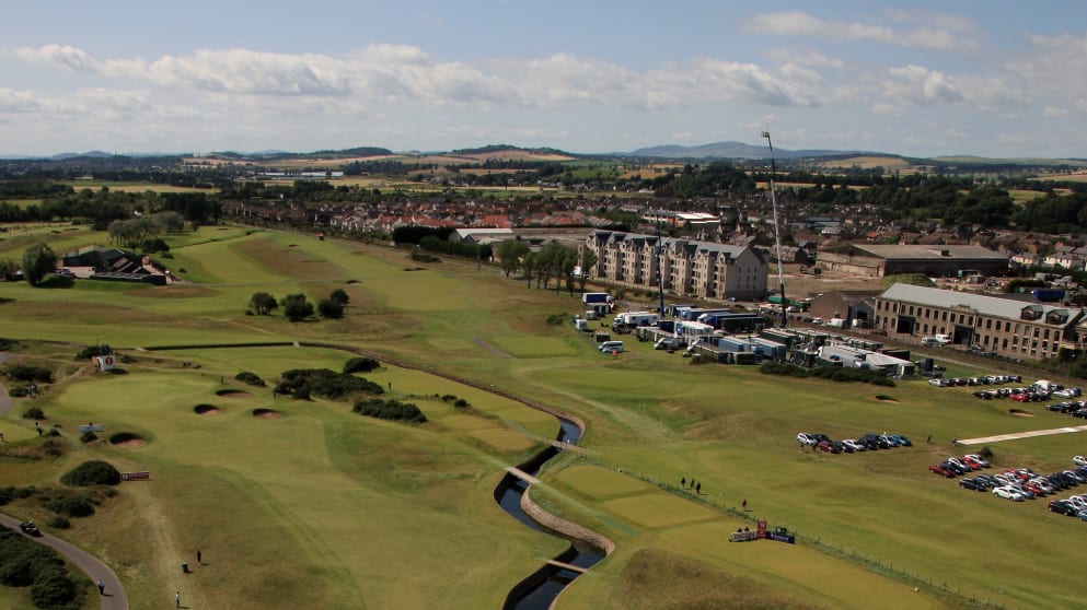 Carnoustie: 17th Hole and Barry Burn