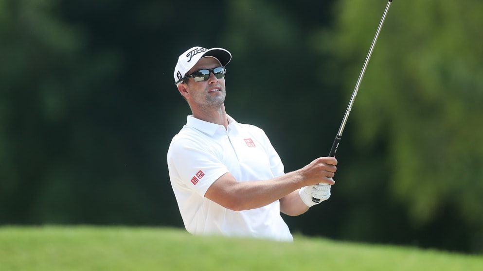 Adam Scott at the Australian PGA Championship