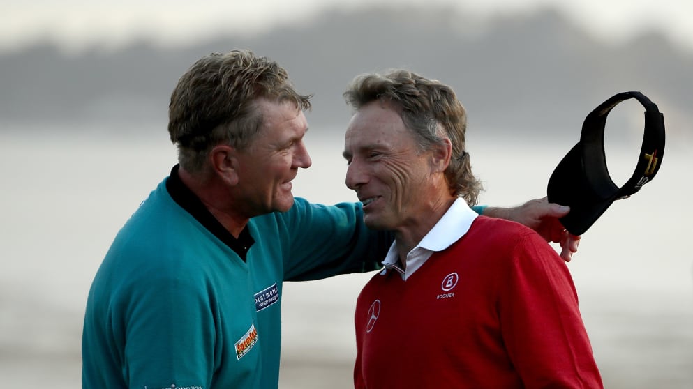 Paul Broadhurst and Bernhard Langer