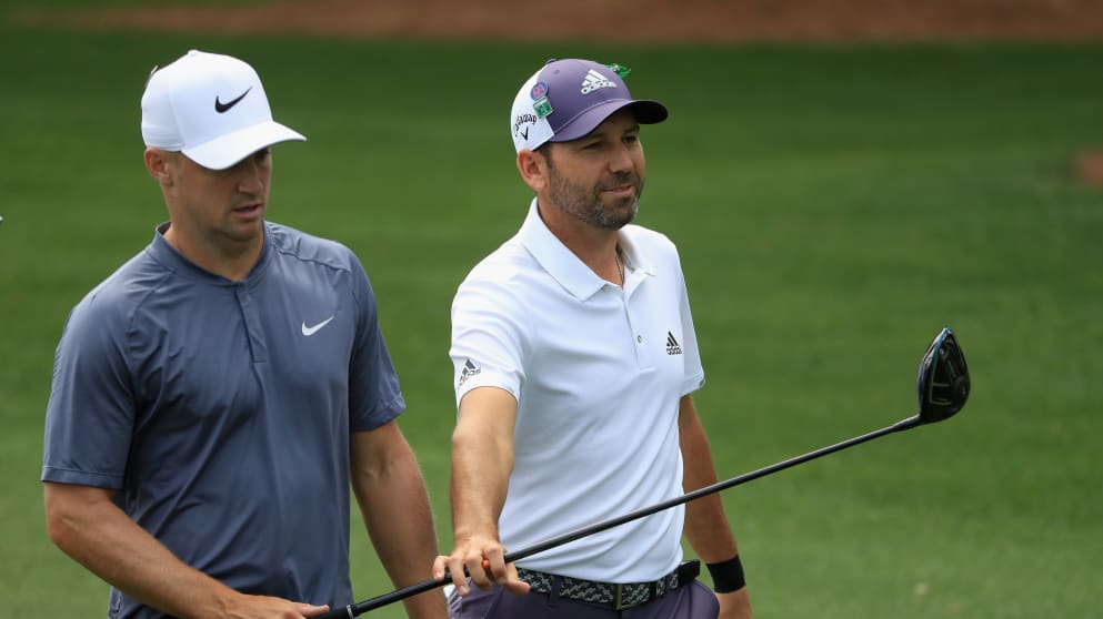 Alex Noren and Sergio Garcia