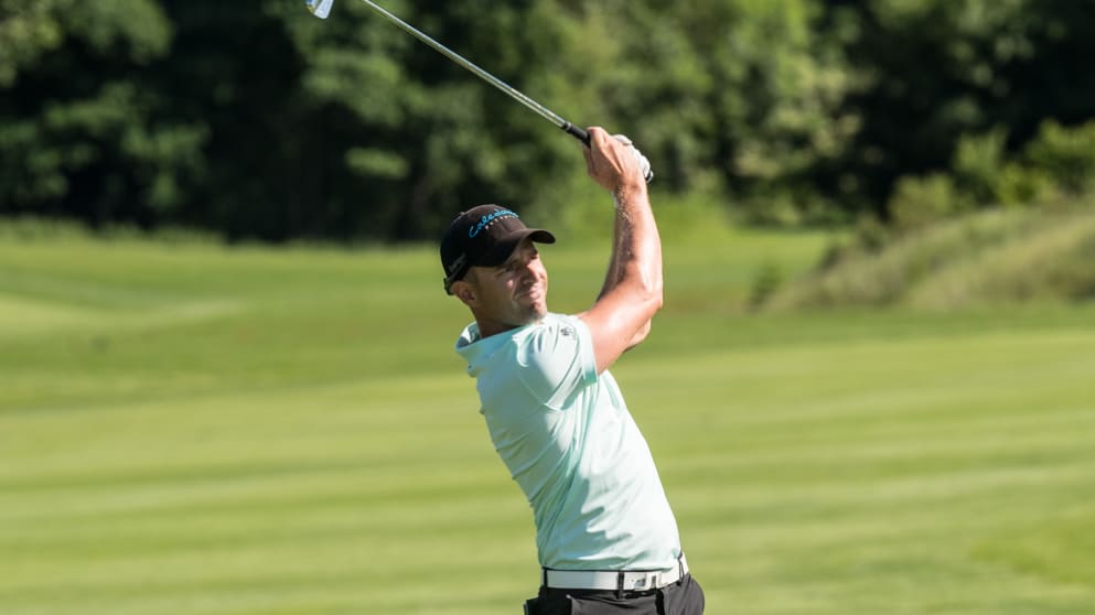 Marcel Schneider on Day Two of the Swiss Challenge