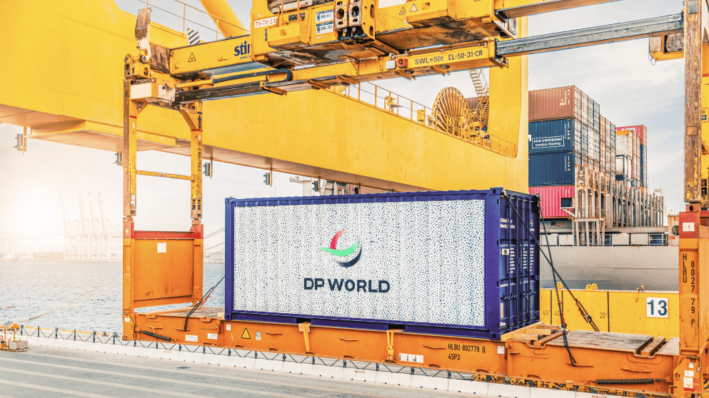 DP World's Golf Ball Container