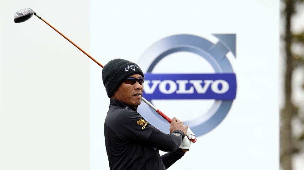 Thongchai Jaidee of Thailand is the joint leader in the Volvo China Open