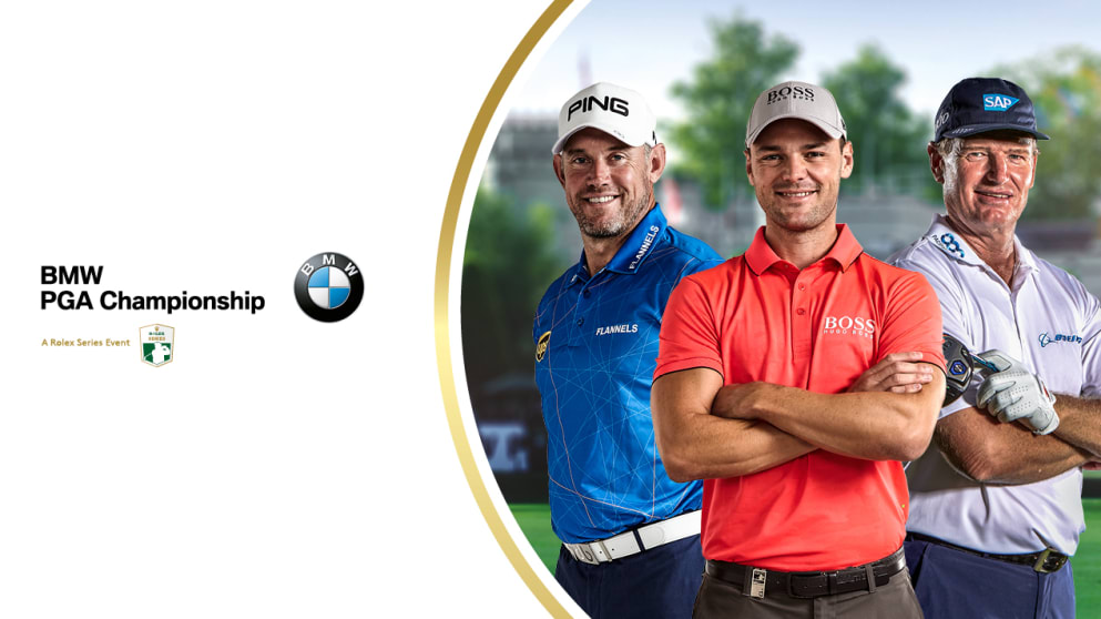 Martin Kaymer, Lee Westwood and Ernie Els