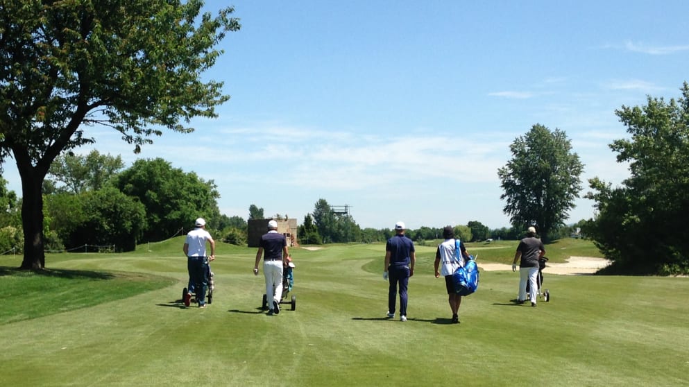 Oliver Fisher during the Pro-Am