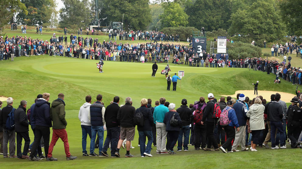 Matthew Fitzpatrick amid bumper crowds
