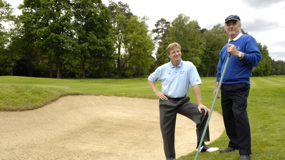 Chris Kennedy with Ernie Els