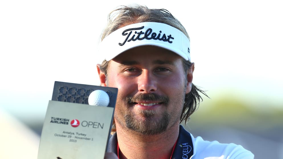 Victor Dubuisson - winner of the 2015 Turkish Airlines Open