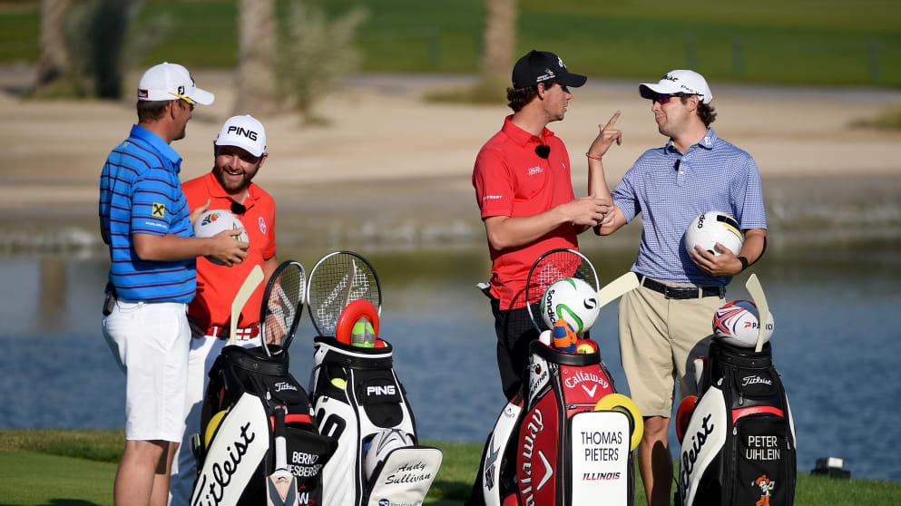 Bernd Wiesberger, Andy Sillivan, Thomas Pieters and Peter Uihlein 