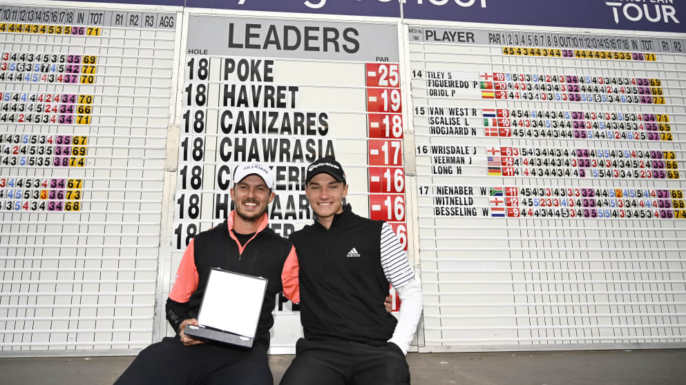 Benjamin Poke and Rasmus Hojgaard