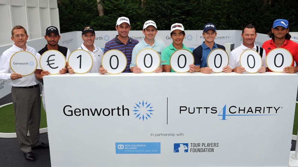 One million euros have been raised in the last six years from Genworth Putts4Charity