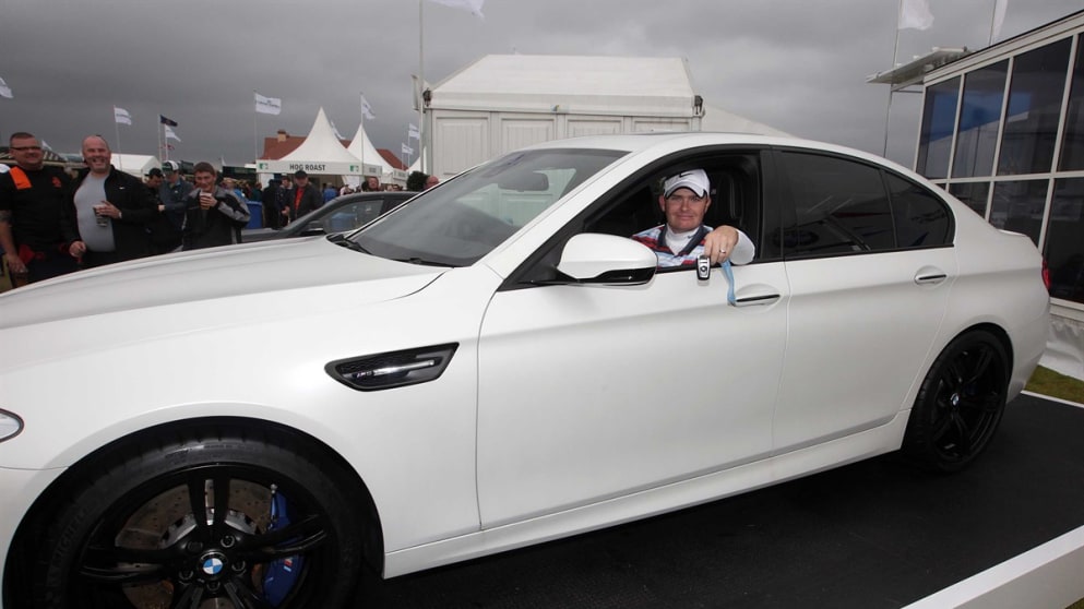 James Morrison in his brand new BMW 6 Series Gran Coupe