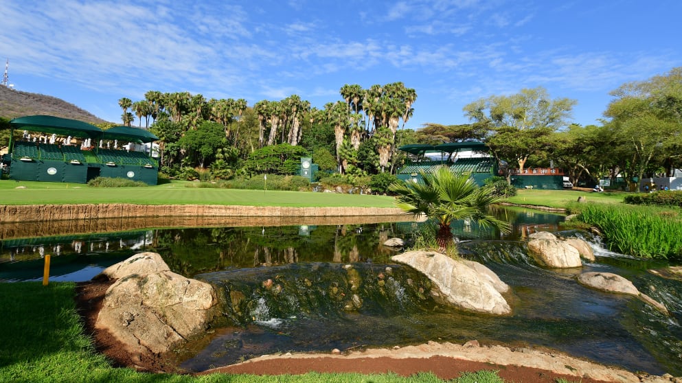 The ninth green at Gary Player CC