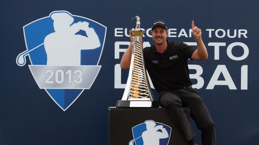 Henrik Stenson - Race to Dubai champion