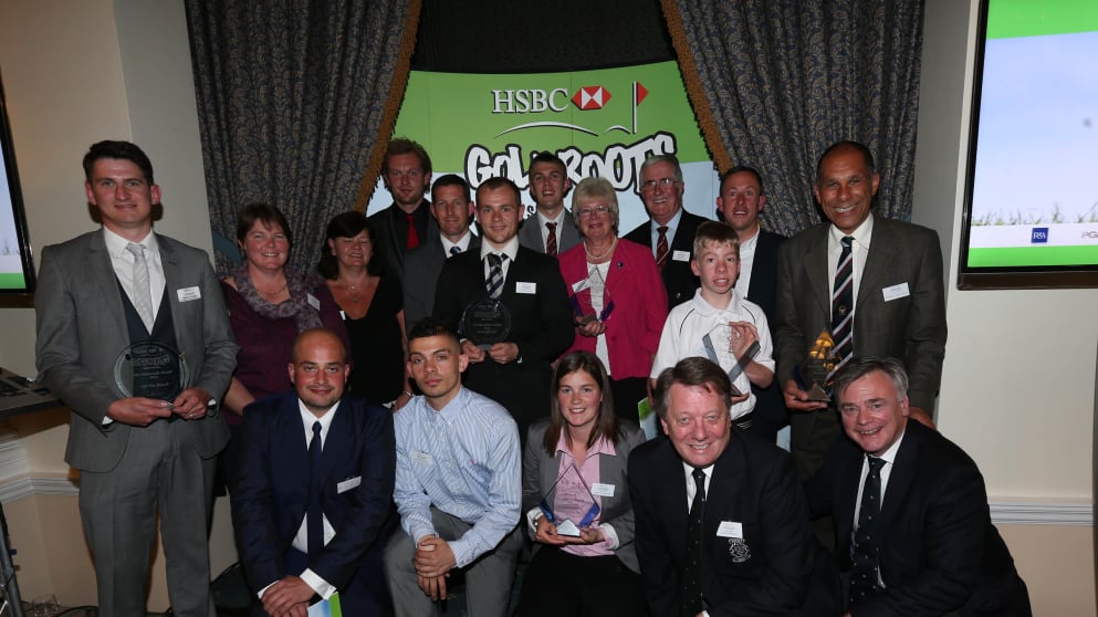 Golf Foundation Award winners