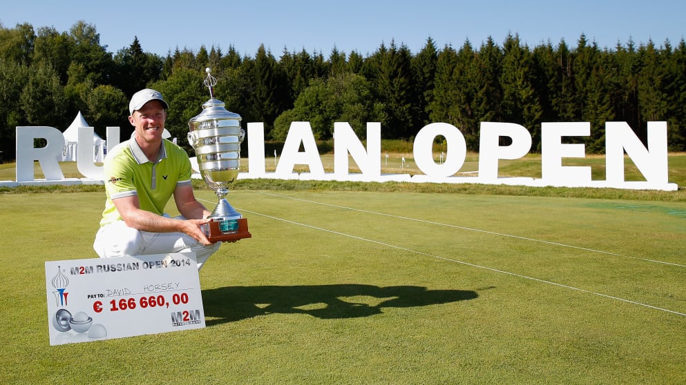 The new M2M Russian Open Champion - David Horsey