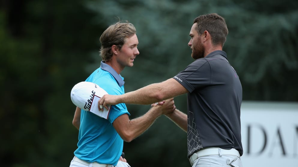 Jens Fahrbring (left) and Lucas Bjerregaard
